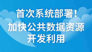 一图读懂 | 加快公共数据资源开发利用意见要点